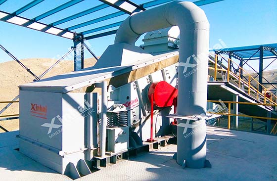 Installed Vibrating Screener in Ore Dressing Plant